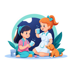 Diverse Healthcare Team Supporting Wellness Care Activities Toge