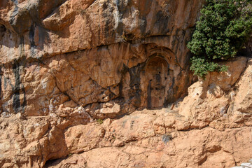 Caesarea Philippi, ancient roman city, Pagan, hells gate