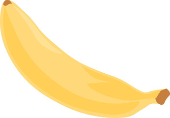 먹음직하고 깨끗한 노란 바나나
