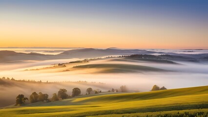 Rural Reverie: Sunrise Over The Field