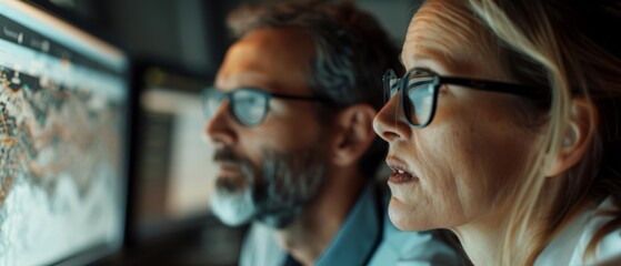 Scientists discussing groundwater changes at heat storage site side view illustrate research and findings collaborative tone natural colors