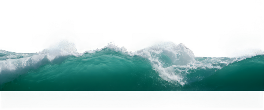 Set of three square posters abstract colorful waves