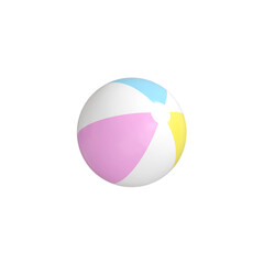 Beach ball 3d illustration