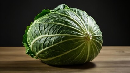 Fototapeta premium Fresh crisp cabbage ready for a healthy meal