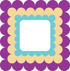 square cute frame border