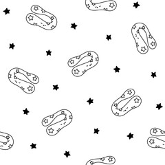 Cute kawaii pregnancy pillow characters. Seamless pattern. Coloring Page. Cartoon accessory for sleeping, nursing, rest. Hand drawn style. Vector drawing. Design ornaments.