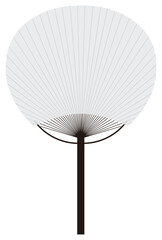 うちわ　夏　暑中見舞い　アイコン