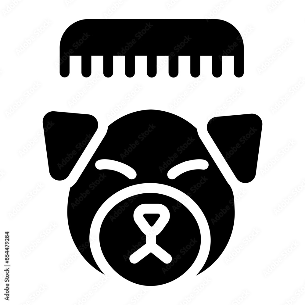 Sticker pet grooming