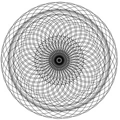 black and white mandala floral background