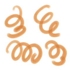 Colourful Swirls Doodle Abstract Decor