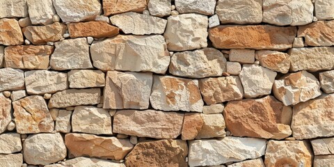 Obraz premium Rustic Stone Wall Texture
