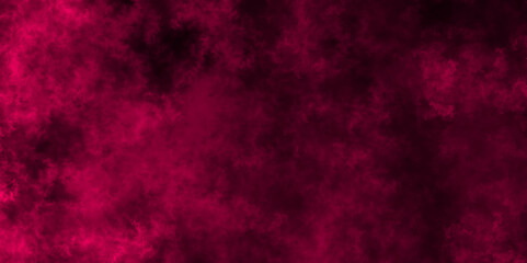 Abstract night sky space grunge burgundy red. Dark pink frost and lights in nebula and stars in space. Dark elegant Royal pink gentle grunge maroon color shades. 
