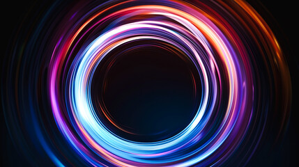 残光のような虹色の光の輪