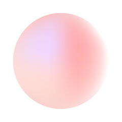 Blurred round shape soft gradient background