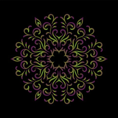 luxury ornamental mandala design background, Decorative ornamental Mandala in ethnic oriental style, Vintage decorative elements