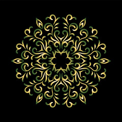 luxury ornamental mandala design background, Decorative ornamental Mandala in ethnic oriental style, Vintage decorative elements