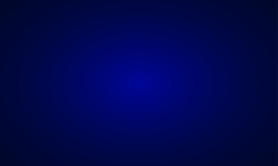 Abstract Luxury gradient Blue background. Smooth Dark blue with Black vignette Studio Banner