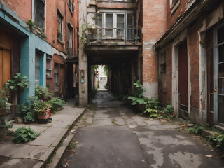 Fototapeta premium Explore and photograph the hidden corners of your city or neighborhood.