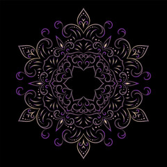 luxury ornamental mandala design background, Decorative ornamental Mandala in ethnic oriental style, Vintage decorative elements