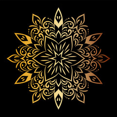 luxury ornamental mandala design background, Decorative ornamental Mandala in ethnic oriental style, Vintage decorative elements