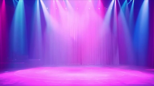 Captivating circus performance under the spotlight centered copy space selective focus. Concept Circus Performance, Spotlight, Copy Space, Selective Focus, Captivating