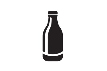 Bottle silhouette vector illustration