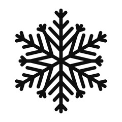 Snowflakes Christmas illustration design on white background