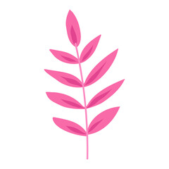 Obraz premium Hand drawn Monochromatic tropical leave