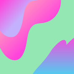 Gradient wavy background design, abstract wave shapes background