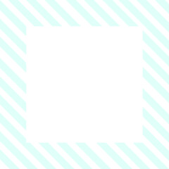 Colorful striped frame in cute pastel pattern