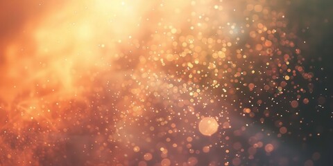 Golden Bokeh Background