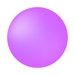 Realistic Sphere icon illustration on white background