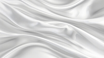 Naklejka premium Abstract white background with smooth lines and gradients, soft light and shadow effects, elegant silver color scheme