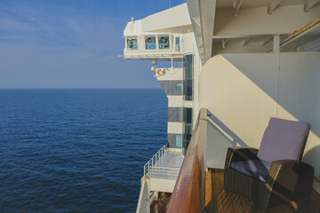 Luxurious ocean view or oceanview or outside balcony veranda cabin stateroom suite queen king...