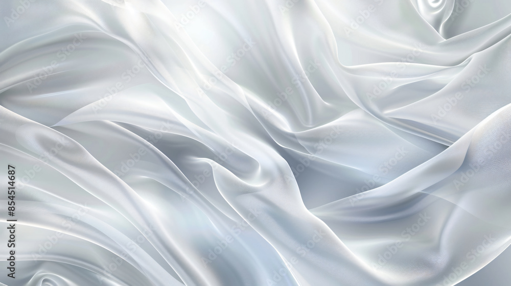 Poster abstract white background with smooth lines and gradients, soft light and shadow effects, elegant si