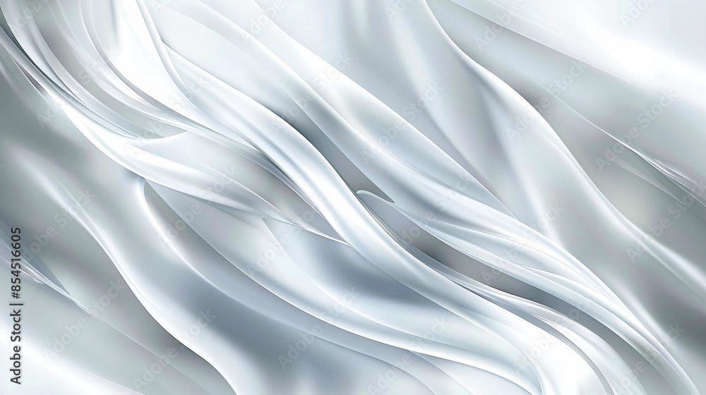 Poster abstract white background with smooth lines and gradients, soft light and shadow effects, elegant si