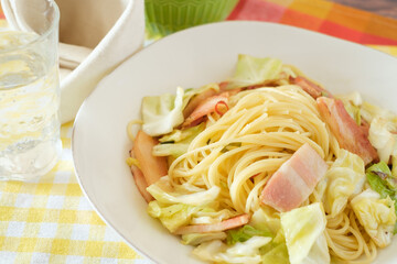 イタリアンカフェのペペロンチーノ