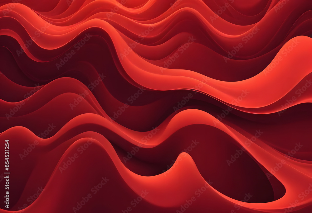 Aufkleber dark red gradient organic texture with overlapping paper layers abstract background