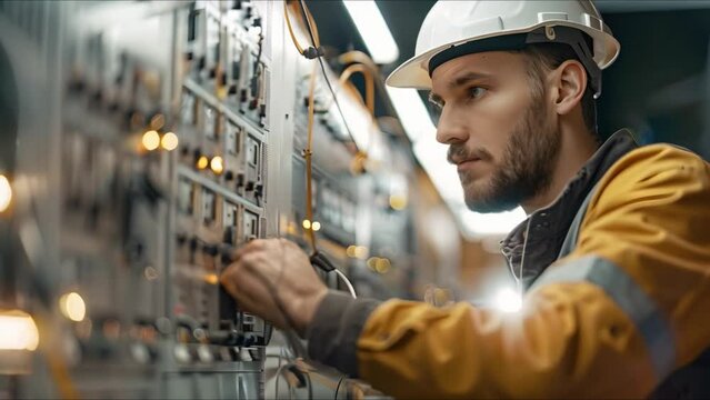 Expert in advanced control panel systems: A seasoned tech professional. Concept Control Panel Systems, Advanced Technology, Tech Professional, Expertise, Seasoned Professional