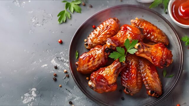 Buffalo chicken wings solo. Concept Food Photography, Chicken Wings, Spicy Eats