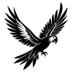 parrot silhouette SVG file © Arthit