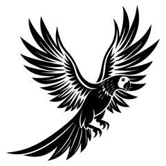 parrot silhouette SVG file