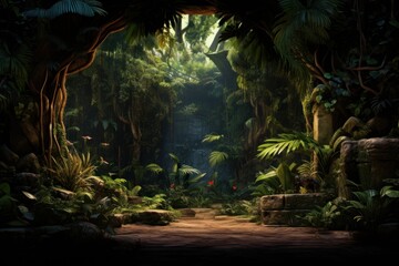 Deep Jungle outdoors forest nature.