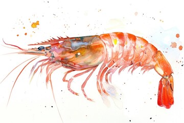 Shrimp invertebrate seafood lobster.