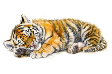 Obraz premium Tiger wildlife animal mammal.