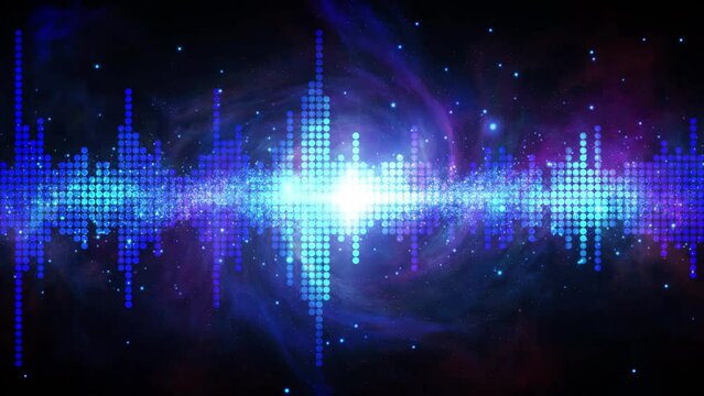 オーディオスペクトラムのループ映像