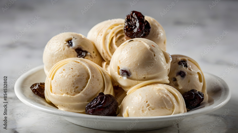 Sticker rum raisin gelato