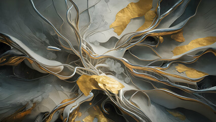 Veiled Secrets in Silver Aand Gold