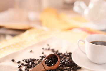 カフェでコーヒーブレイク