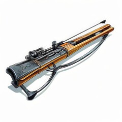 AI Image Generator, Crossbow isolated